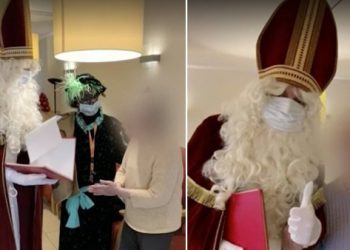 Covid-Infected Santa Visits Care Home