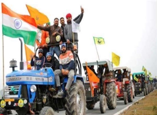 tractor rally on 26 january 2021