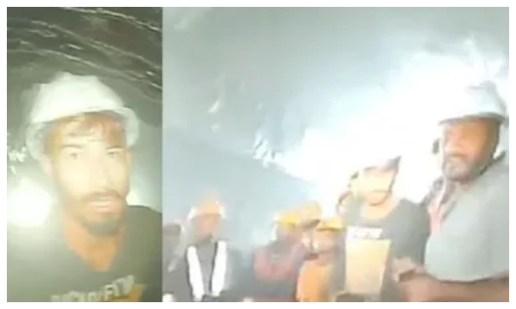Uttarkashi Tunnel Collapse: सुरक्षित हैं मजदूर, टनल में फंसे श्रमिकों की आयी पहली तस्वीर!
