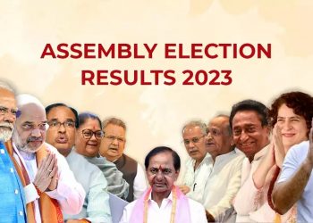 Elections Result 2023: मध्य प्रदेश, छत्तीसगढ़, राजस्थान और तेलंगाना से रुझानों का आना शुरु, यहां देखे कौन पार्टी है आगें।