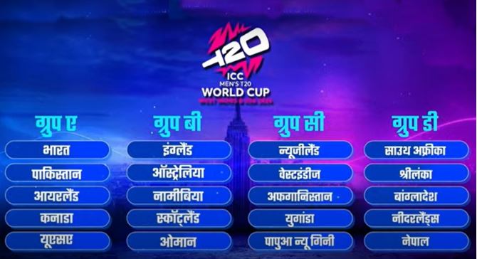 T20 World Cup 2024 Schedule: आईसीसी ने जारी किया टी-20 विश्व कप 2024 का शेड्यूल, इस दिन होगा भारत का पहला मुकाबला, पढ़े पूरा शेड्यूल यहां...
