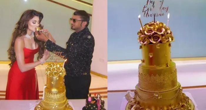 Urvashi Rautela Gold Cake: उर्वशी रौतेला ने 3 करोड़ का काटा केक, हनी से दिया खास ये तोहफा, तस्वीरें हो रही वायरल...