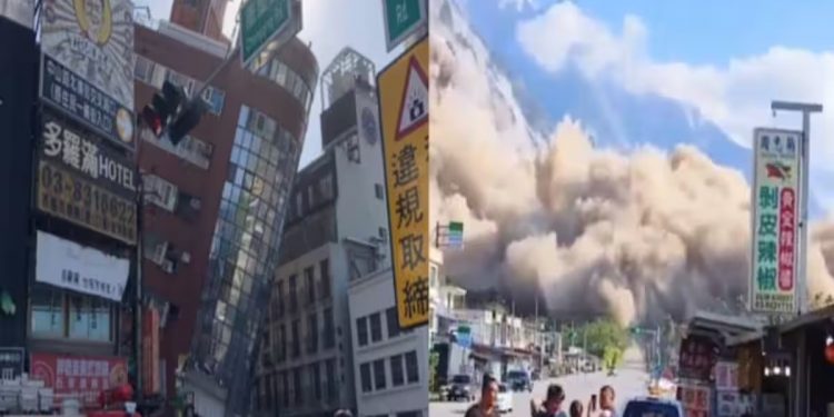 Taiwan Earthquake:भूकंप के तेज झटकों से हिला ताइवान, गिरी इमारते, बिजली हुई गुल