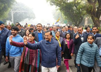 Delhi Election 2025 : दिल्ली आरंभ है प्रचंड ! AAP से मनीष सिसोदिया, सौरभ भारद्वाज ने दर्ज किया नामांकन 