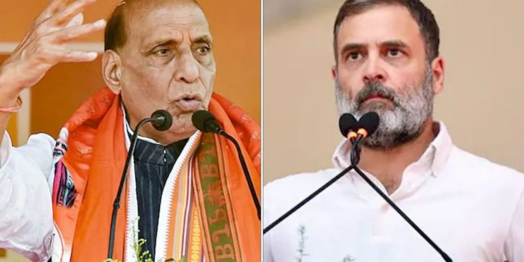 Rahul Gandhi : राहुल गांधी पर भड़क गए रक्षामंत्री राजनाथ सिंह, आर्मी चीफ को लेकर बिगड़ गई बात