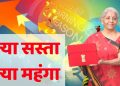 Budget 2025 : इस बार बजट में क्या सस्ता और क्या महंगा, देखें पूरी लिस्ट
