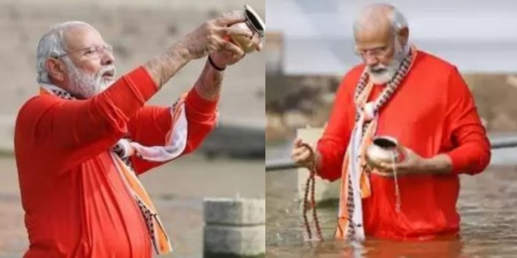 Mahakumbh  2025 : महाकुंभ पहुंचे पीएम मोदी, संगम में लगाई डुबकी