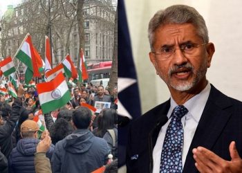 Jaishankar in London: लंदन में खालिस्तान समर्थकों ने किया तिरंगे का अपमान, एस जयशंकर की गाड़ी पर भी किया हमला