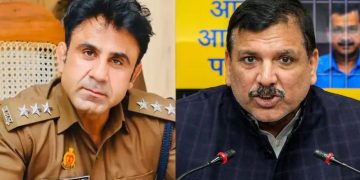 Sanjay Singh : “लफंडर टाइप का है…” संभल CO पर भड़के AAP सांसद संजय सिंह 