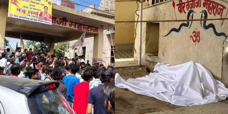 Tejaji Mandir News : जयपुर में तेजाजी मंदिर में मूर्ति तोड़ने पर हंगामा, सड़क पर जनता का बवाल