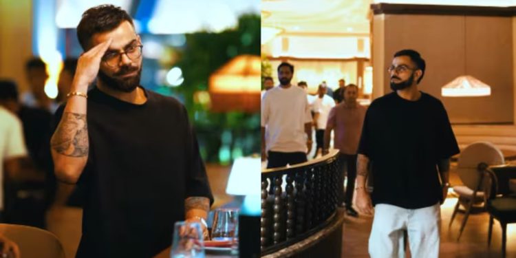 Virat Kohli : अपने रेस्टोरेंट में CSK फैन को देख छूटी विराट कोहली की हंसी, सोशल मीडिया पर वीडियो हो रहा वायरल