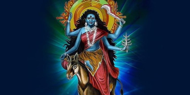 Navratri 2025 7th Day Maa Kalratri : नवरात्रि के सातवें दिन माता कालरात्रि की करें पूजा-अर्चना, जानें पूजा विधि और भोग