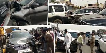 Ramji Lal Suman : रामजीलाल सुमन के काफिले पर हमला, आपस में टकराई सपा सांसद का गाडियां