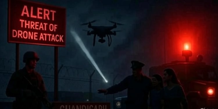 Chandigarh Drone Attack: चंडीगढ़ में हवाई हमले की चेतावनी, बजाए गए सायरन….अब पाकिस्तान का होगा खात्मा!