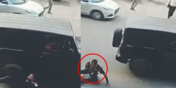 Delhi : ‘हॉर्न मत बजाओं…’ इतना सुनते ही गुस्से से लाल हो गया युवक, सिक्योरिटी गार्ड पर चढ़ा दी थार