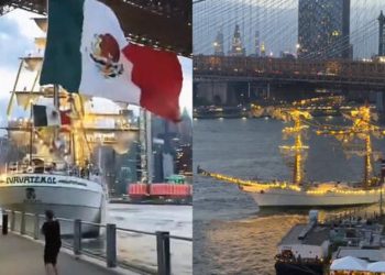 NewYork : ब्रुकलिन ब्रिज से टकराया मैक्सिकन नेवी का जहाज, 19 लोग घायल, 4 की हालत गंभीर