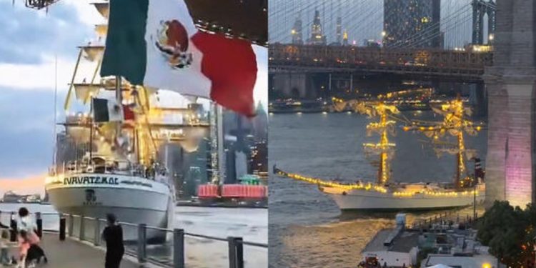 NewYork : ब्रुकलिन ब्रिज से टकराया मैक्सिकन नेवी का जहाज, 19 लोग घायल, 4 की हालत गंभीर