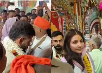 Virat Kohli-Anushka Sharma : पति विराट कोहली संग रामलला के दर्शन करने पहुंची अनुष्का, परिवार संग हनुमान गढ़ी के किए दर्शन