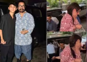 Sitaare Zameen Par : ‘सितारे जमीन पर’ की स्क्रीनिंग पर पहुंची आमिर की गर्लफ्रेंड गौरी…पैप्स से मुंह छिपाती आईं नजर   