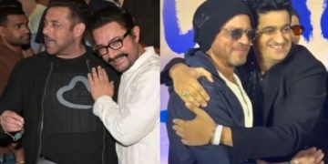 Sitaare Zameen Par की स्क्रीनिंग पर नजर आए तीनों खान…एक साथ दिए जमकर पोज