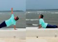 International Yoga Day 2025: समंदर किनारे हिना खान ने किया योग, हनीमून के बीच फैंस को दी फिटनेस टिप्स