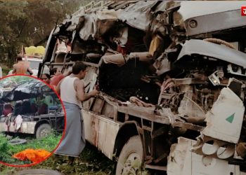 Deoghar Accident: झारखंड के देवघर में बस-ट्रक की टक्कर, 18 श्रद्धालुओं की दर्दनाक मौत