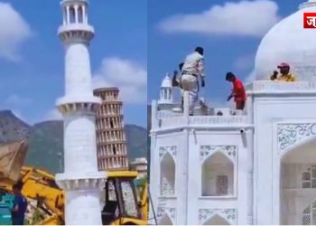 ‘ताजमहल’ पर बुलडोजर एक्शन शुरू, देख मुस्लिम हैरान!