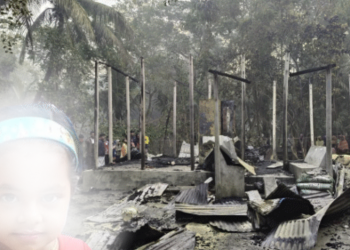 बांग्लादेश में हिंसा का कहर: BNP नेता के घर में आग लगाकर 7 साल की मासूम को जिंदा जलाया.