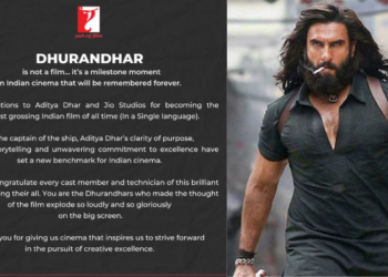 ‘धुरंधर’ ने रचा इतिहास: ‘पुष्पा 2’ को पीछे छोड़ बनी सबसे ज्यादा कमाई वाली हिंदी फिल्म, यशराज फिल्म्स ने दी बधाई