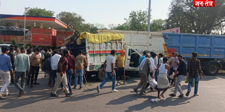 संगम से मुंडन कराकर लौट रहे 8 श्रद्धालुओं की मौत