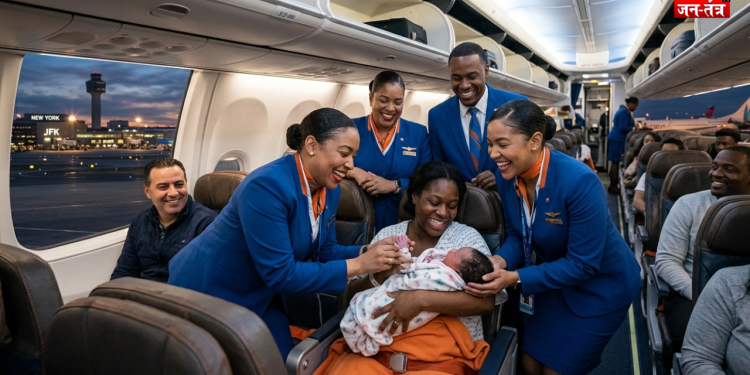 मिड-एयर डिलीवरी: आसमान में गूंजी किलकारी, पर नागरिकता पर अटका पेंच