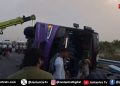 आगरा-लखनऊ एक्सप्रेसवे पर पलटी बस, हादसे में 6 लोगों की मौत