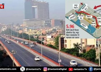 चिल्ला एलिवेटेड रोड परियोजना ने पकड़ी रफ्तार, 52% काम पूरा
